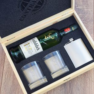 Dárkový koš Glenfiddich 12 YO Set Contraband dárek pro muže