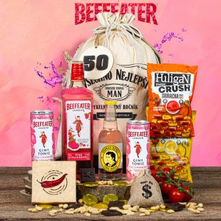 Dárkový pytel Gin Beefeater Pink