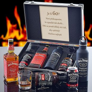 Jack Daniel's Fire AL Kufr Contraband originální dárek pro muže