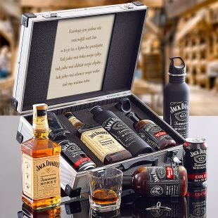 Jack Daniel's Honey AL Kufr Contraband originální dárek pro muže