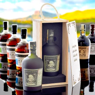 Rum Diplomatico v dárkové kazetě