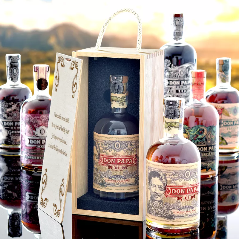 Rum Diplomatico v dárkové kazetě