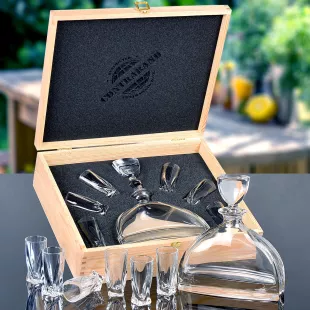 Dárková sada s karafou NEMO Bohemia Crystal