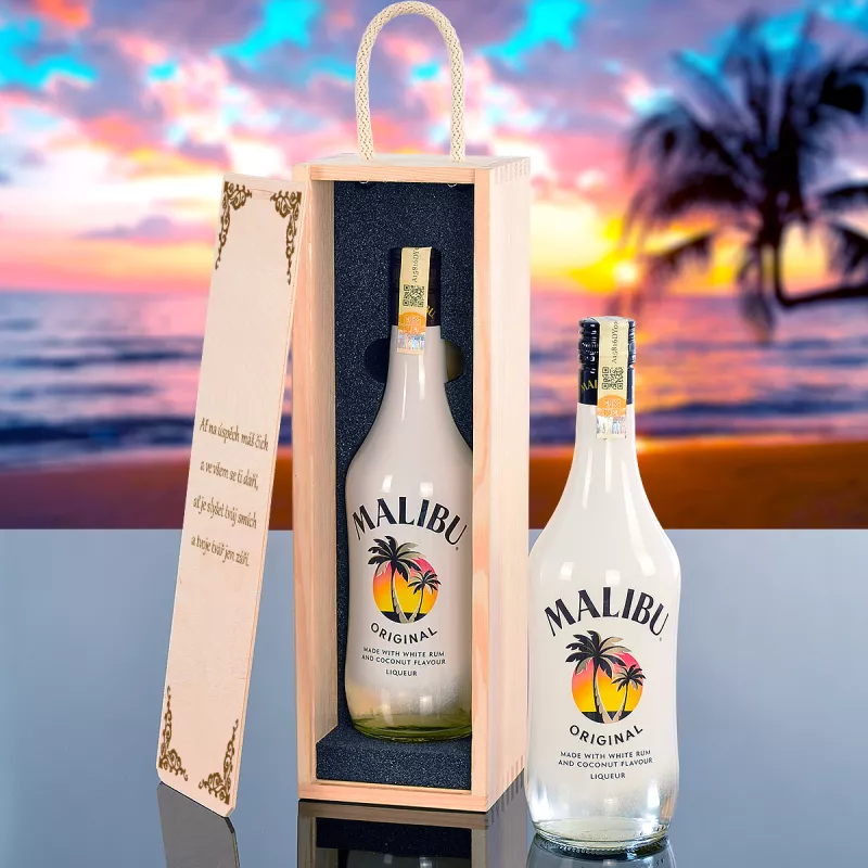 Malibu v dárkové kazetě
