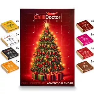 Chilli čokoládový adventní kalendář