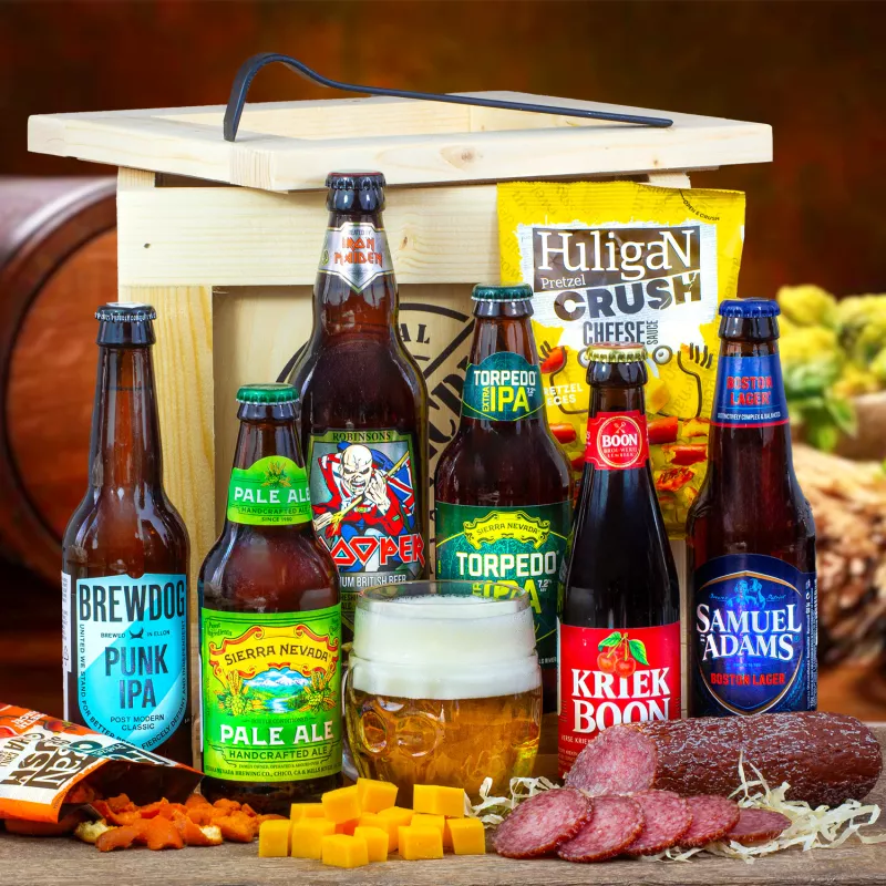 Dárková Bedna s páčidlem pro Pivaře