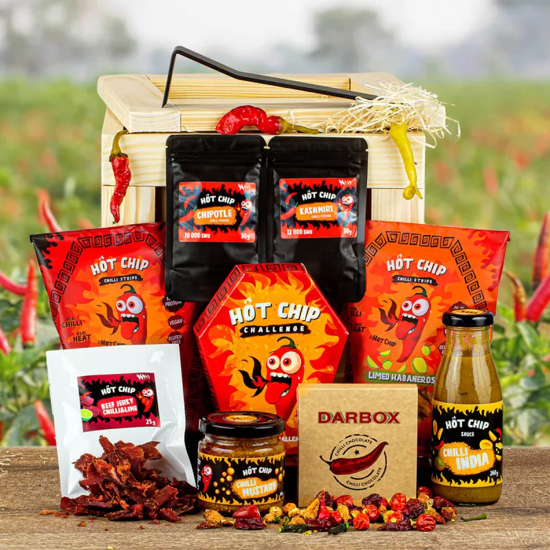 Dárková Bedna s páčidlem s Chilli