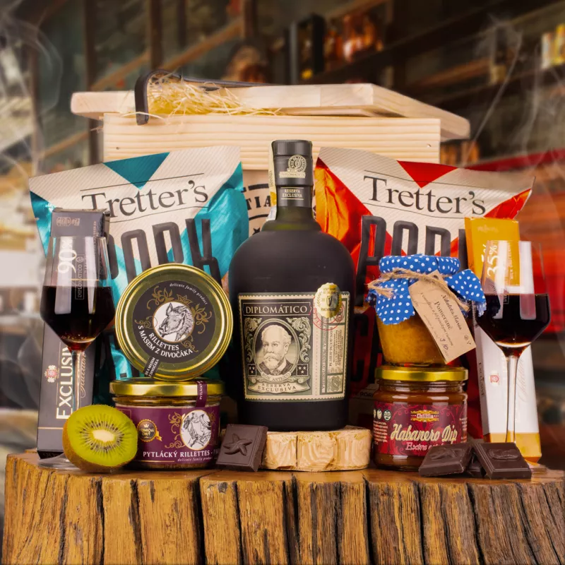 Dárková Bedna s páčidlem Diplomatico