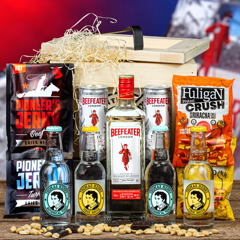 Dárková Bedna s páčidlem Gin Beefeater