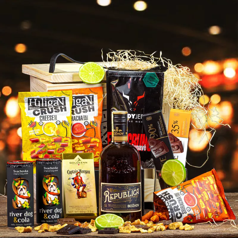 Dárková Bedna s páčidlem Božkov Republica