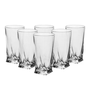 Bohemia Crystal sklenice Quadro 6x50 ml