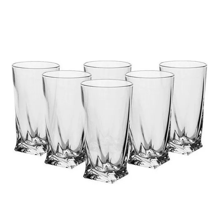 Bohemia Crystal sklenice Quadro 6x50 ml