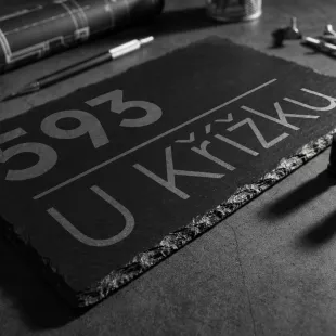 Číslo Popisné - Slate Pure Číslo popisné | Domovní číslo | Břidlice