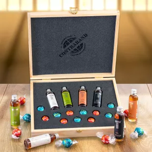 Dárková sada pralinky Lindt & likér Tatratea