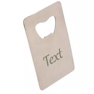 Gravírování otvíráku textem