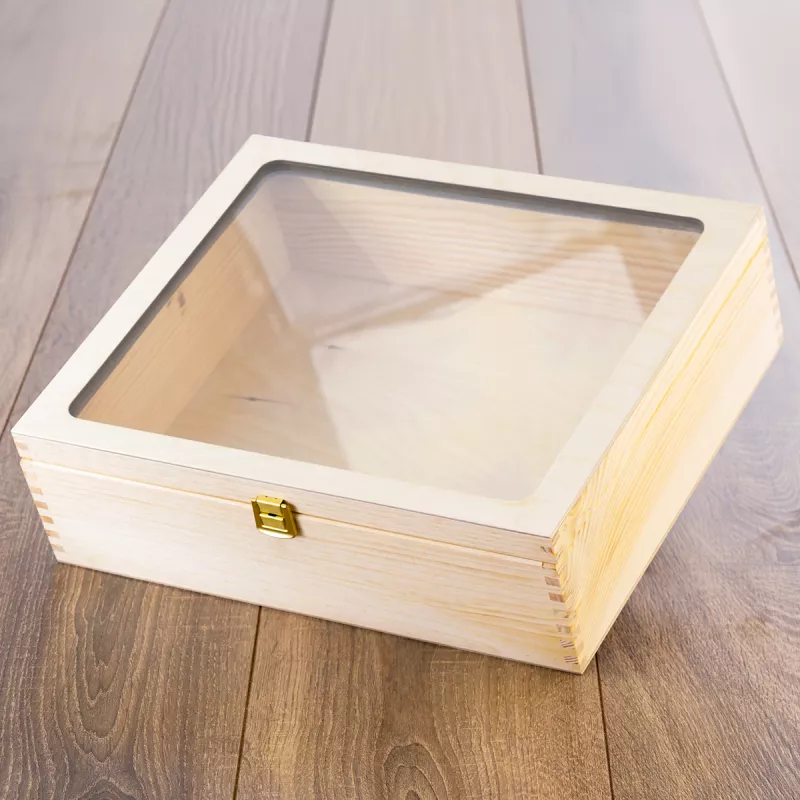 Prázdná dárková Krabice se Sklem 36x30 cm