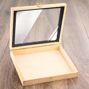 Prázdná dárková Krabice se Sklem 30x26 cm