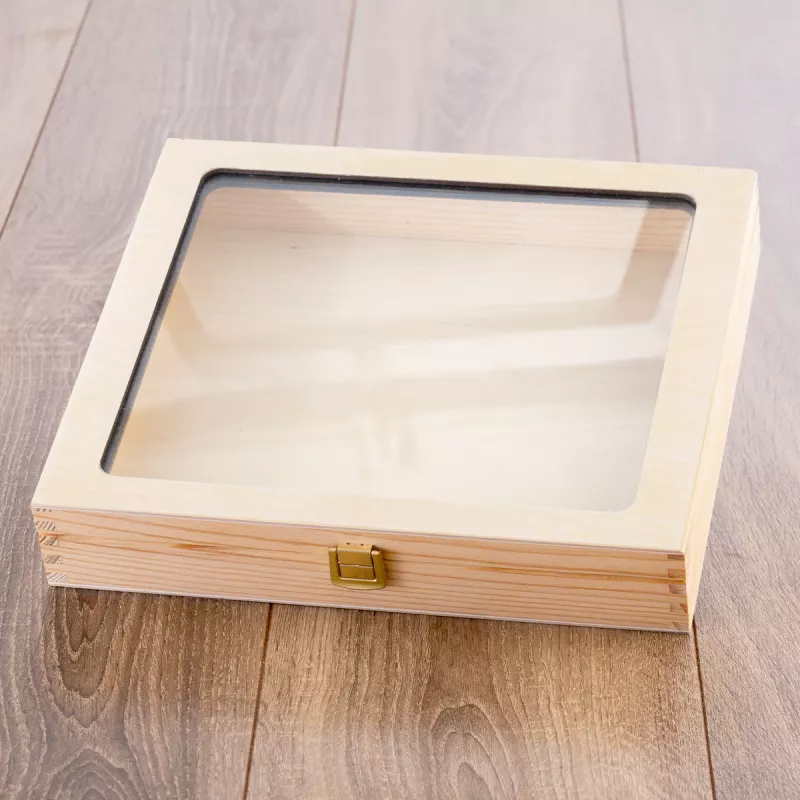 Prázdná dárková Krabice se Sklem 30x26 cm