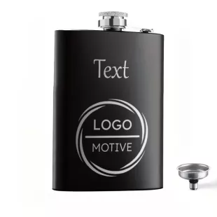 Gravírování placatky logem / motivem a textem