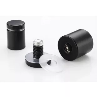 Sada nerezový distančních podložek 4 ks - černá