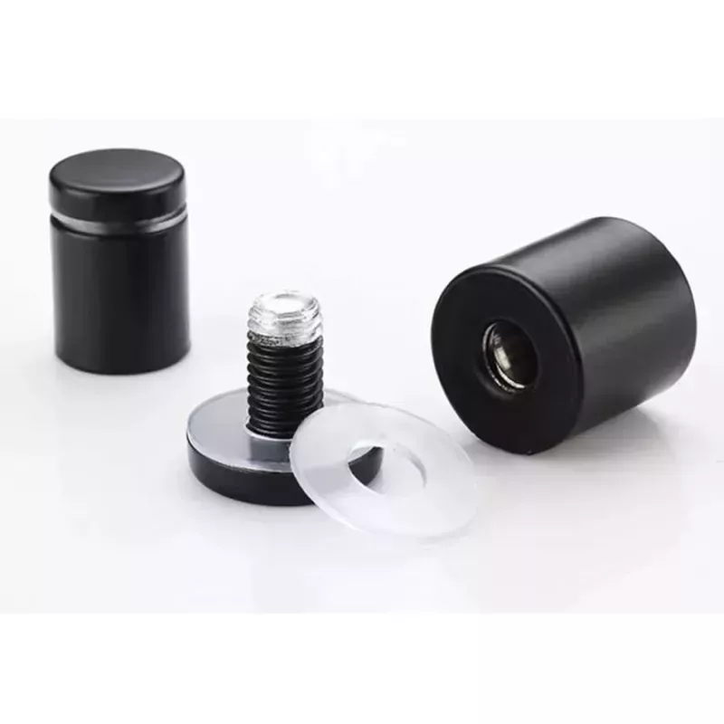 Sada nerezových distančních podložek 4 ks - černá