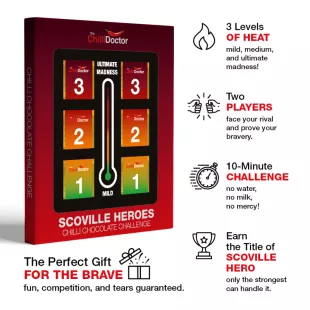 Scoville Heroes - Chilli Chocolate Challenge Scoville Heroes - Chilli Chocolate Challenge