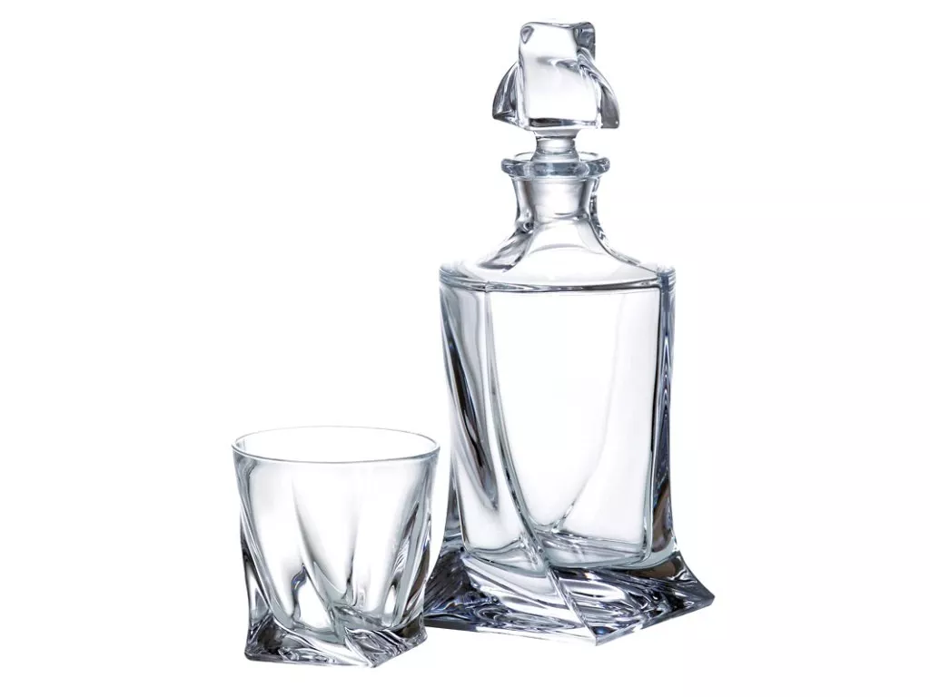 Whisky sada Quadro Bohemia Crystal