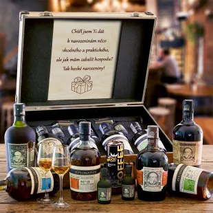 Diplomatico Quad Combo AL Kufr Contraband originální dárek pro muže