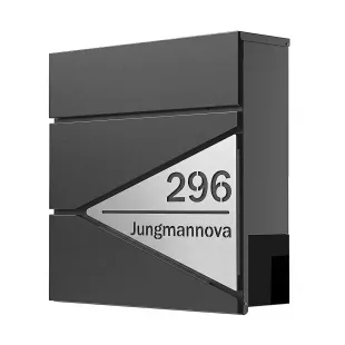 Poštovní schránka Antracit - stříbrná SIL706