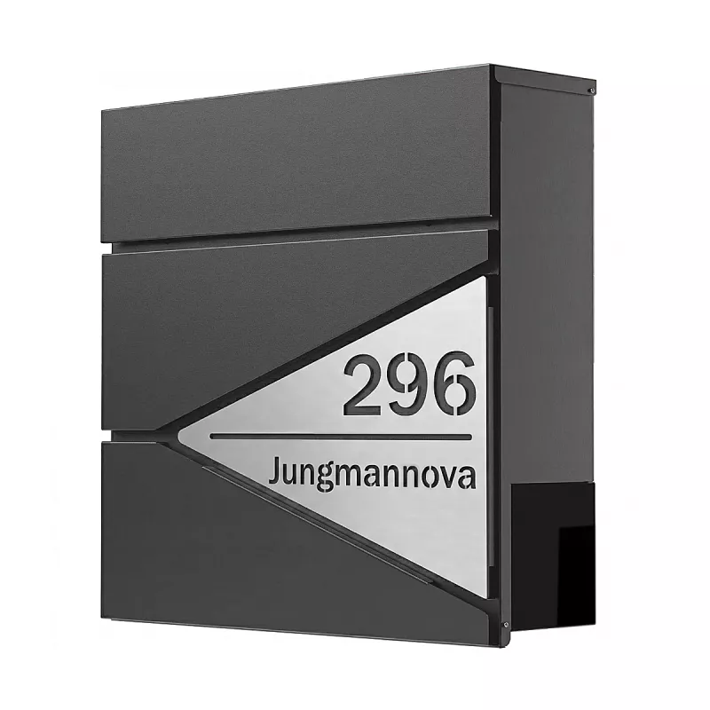 Poštovní schránka Antracit - stříbrná SIL706