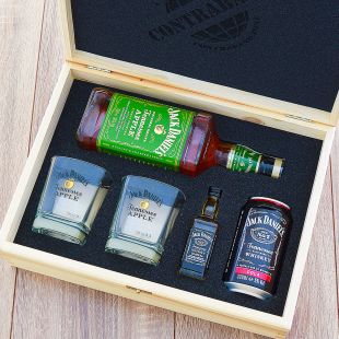 Dárkový koš Jack Daniel's Apple Set Contraband