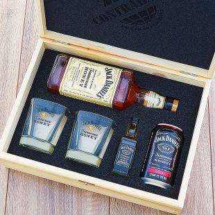 Dárkový koš Jack Daniel's Honey Set Contraband