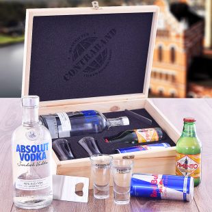 Absolut Vodka Set Contraband Originální dárek pro muže