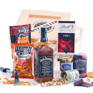 Dárková bedna s páčidlem Jack Daniels Contraband originální dárek pro muže