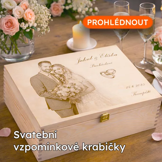 Svatební vzpomínková krabička