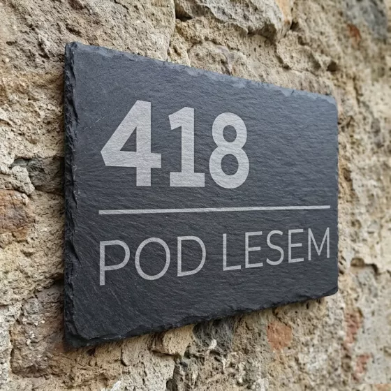 Tabulka s číslem popisným