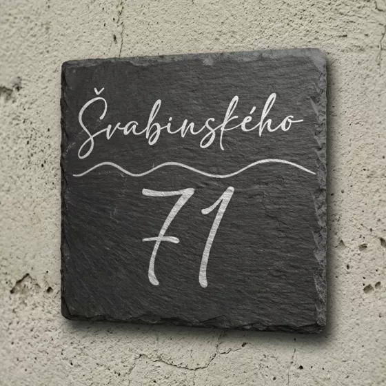 Tabulka s číslem popisným