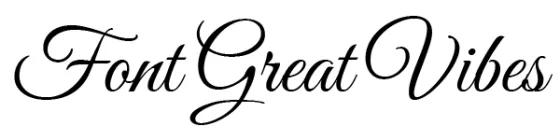 Font Great Vibes
