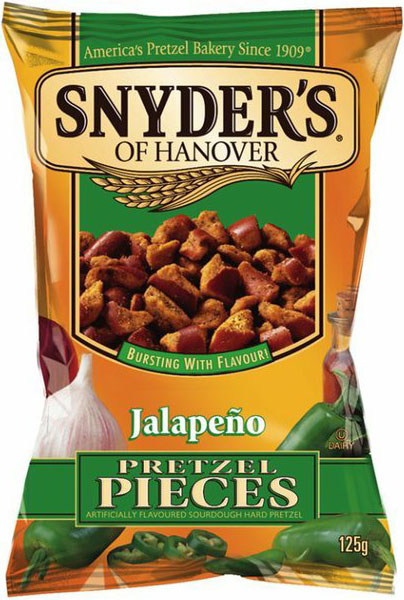 Preclíky s příchutí papriček jalapeno Preclíky s příchutí papriček jalapeno