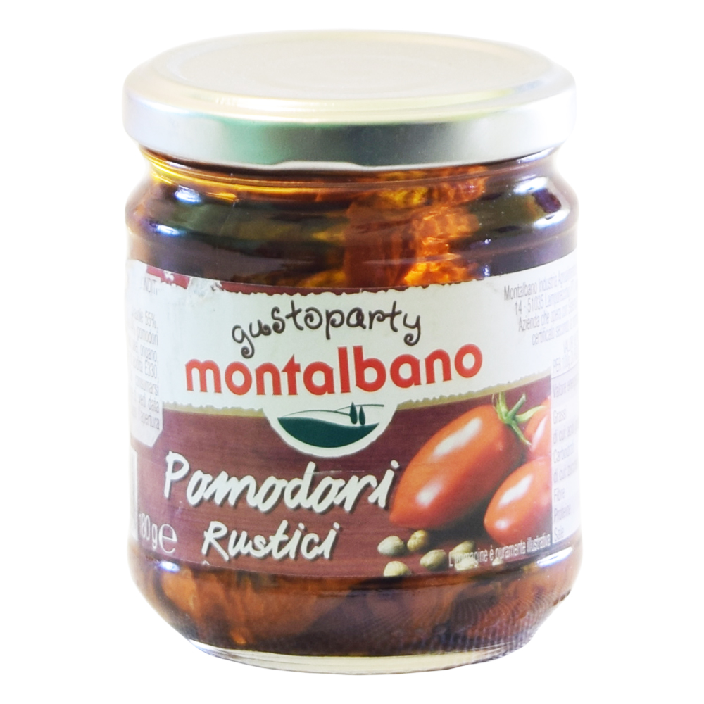 Montalbano Pomodori Rustici - Sušená rajčata ve slunečnicovém oleji