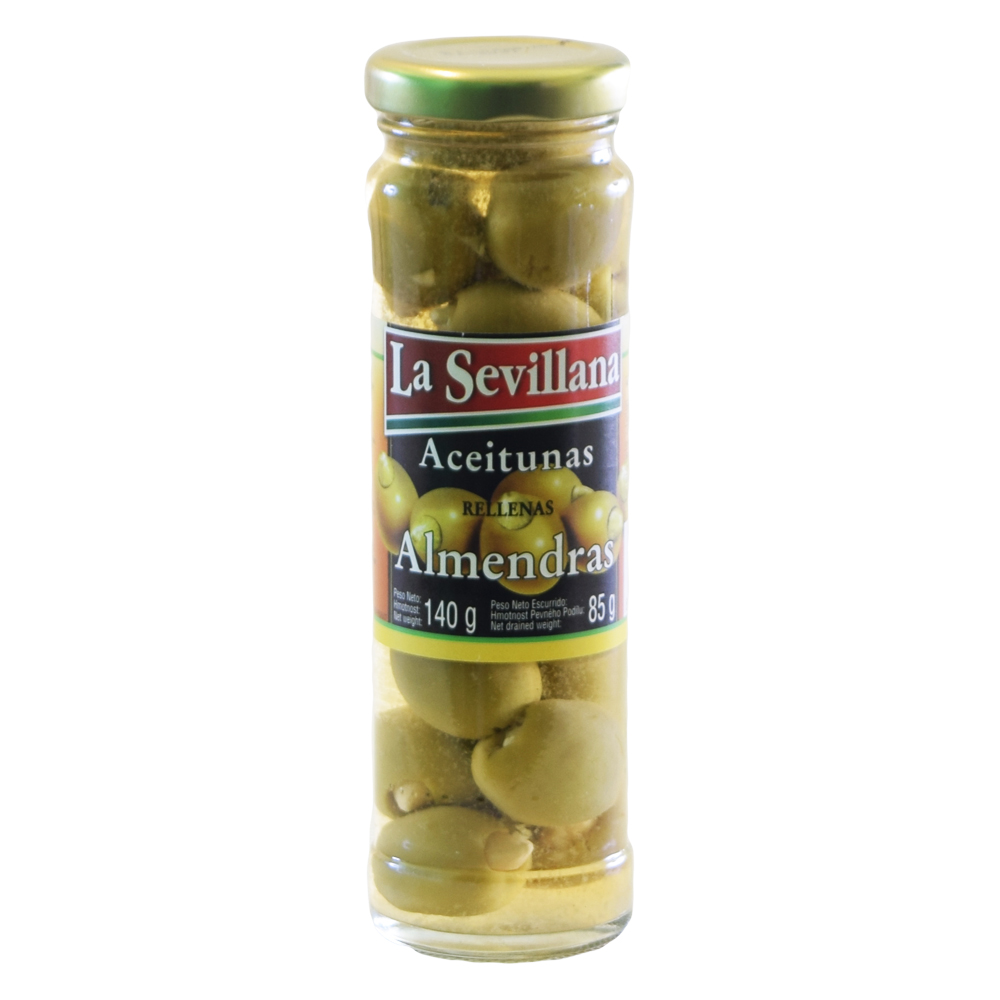 La Sevillana Green Olives - Zelené olivy s mandlí